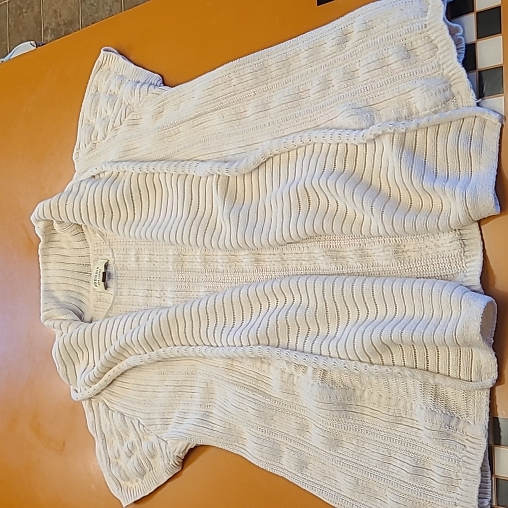 Sonoma LIFE+STYLE Women's Sweater, Cream, Size XL